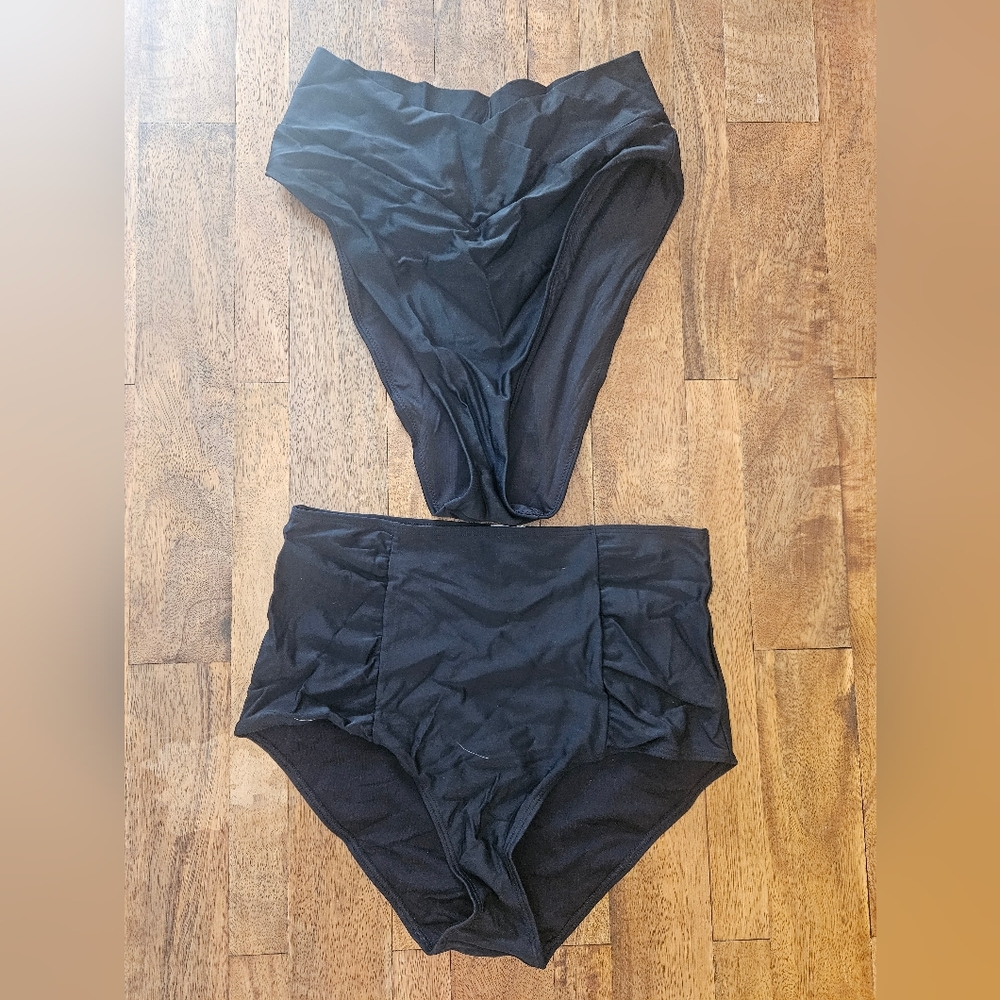 Aerie Black Bikini Bottoms